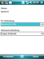 Windows Mobile Internet
     Sharing application